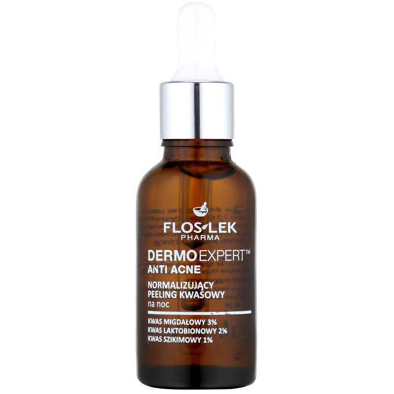 FlosLek Pharma DermoExpert Acid Peel нормалізуючий нічний догляд для шкіри з недоліками
FlosLek Pharma DermoExpert Acid Peel нормалізуючий нічний догляд для шкіри з недоліками