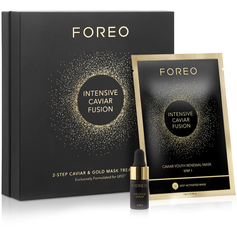 FOREO Intensive Caviar Fusion подарунковий набір (для розгладження та роз'яснення шкіри)
FOREO Intensive Caviar Fusion подарунковий набір (для розгладження та роз'яснення шкіри)