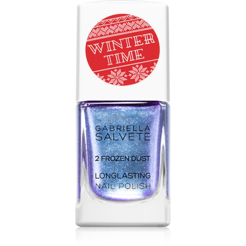 Gabriella Salvete Winter Time високостійкий лак для нігтів з блиском відтінок 2 Frozen Dust
Gabriella Salvete Winter Time високостійкий лак для нігтів з блиском відтінок 2 Frozen Dust