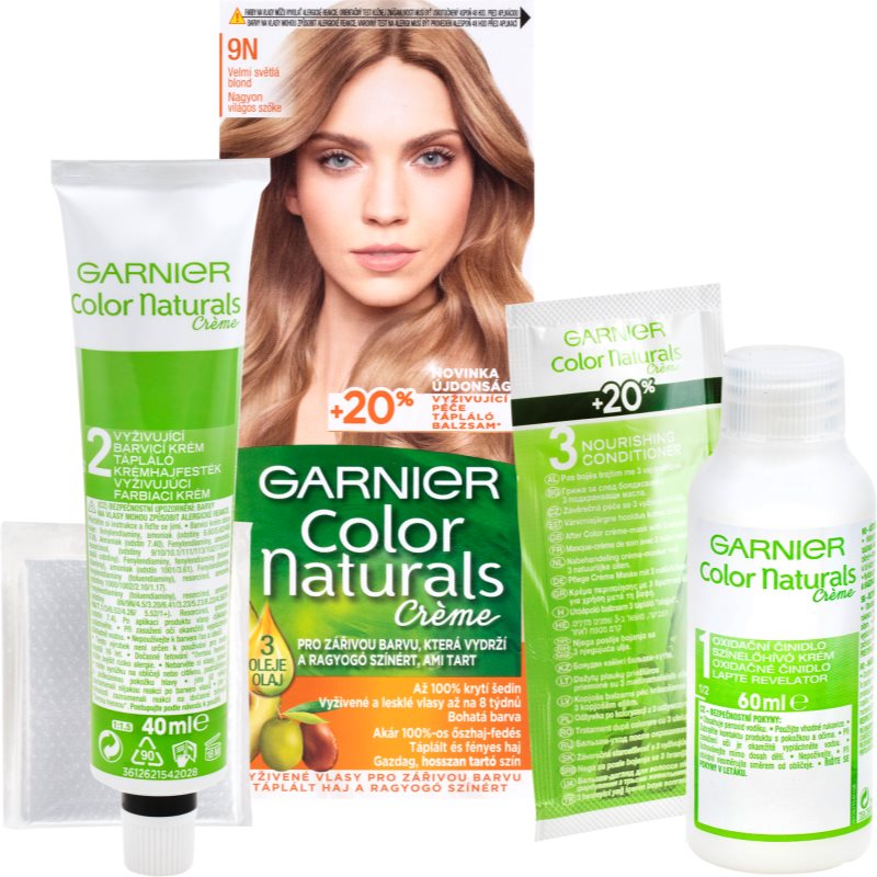 Garnier Color Naturals Creme Haarfarbe Farbton 9N Nude Extra Light