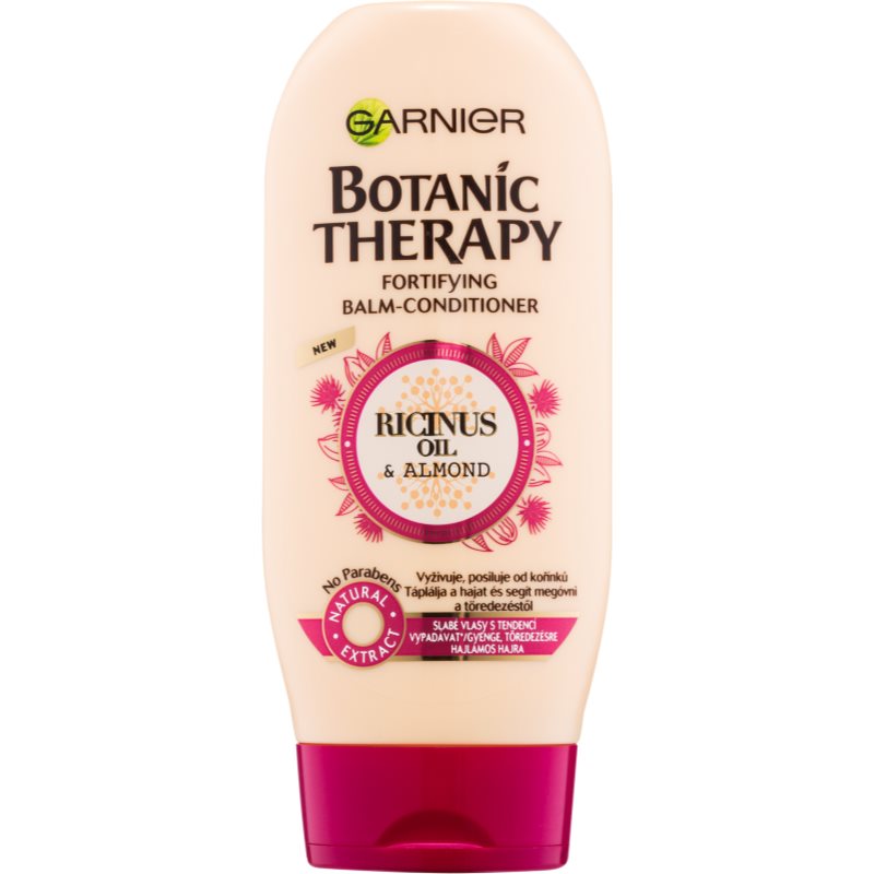 Garnier Botanic Therapy Ricinus Oil зміцнюючий бальзам для слабкого волосся з тенденцією до випадіння
Garnier Botanic Therapy Ricinus Oil зміцнюючий бальзам для слабкого волосся з тенденцією до випадіння