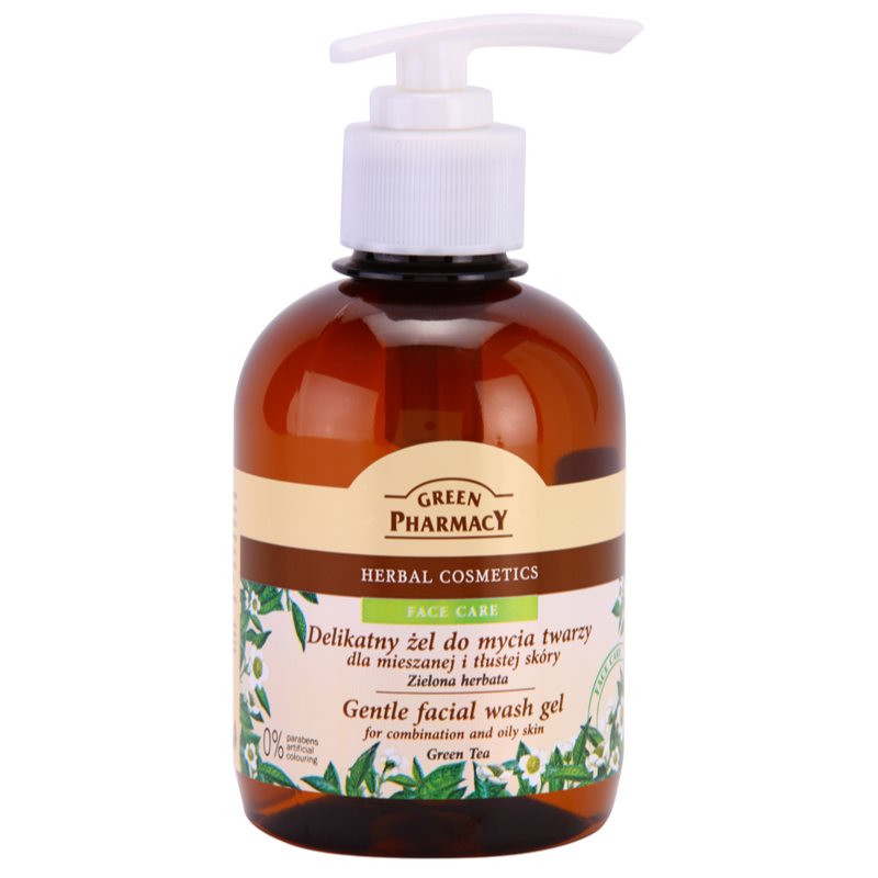 Green Pharmacy Face Care Green Tea м'який очищуючий гель для комбінованої та жирної шкіри
Green Pharmacy Face Care Green Tea м'який очищуючий гель для комбінованої та жирної шкіри