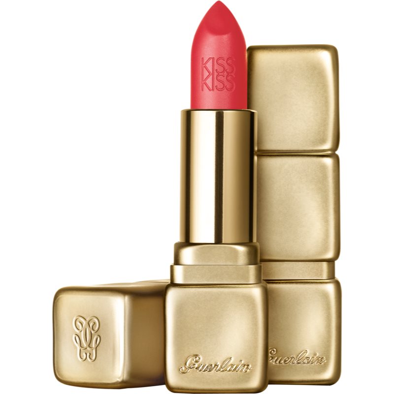 GUERLAIN KissKiss Hydrating Matte Lip Colour матуюча помада відтінок M348 Hot Coral
GUERLAIN KissKiss Hydrating Matte Lip Colour матуюча помада відтінок M348 Hot Coral