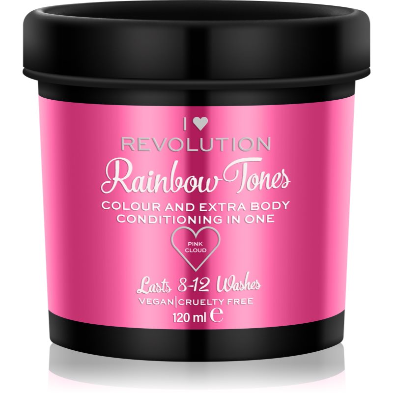 I Heart Revolution Rainbow Tones тимчасова фарба для волосся для волосся відтінок Pink Cloud
I Heart Revolution Rainbow Tones тимчасова фарба для волосся для волосся відтінок Pink Cloud
