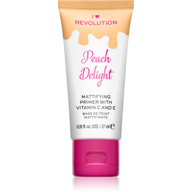 I Heart Revolution Delicious Primer Peach Delight основа під макіяж з матовим ефектом
I Heart Revolution Delicious Primer Peach Delight основа під макіяж з матовим ефектом