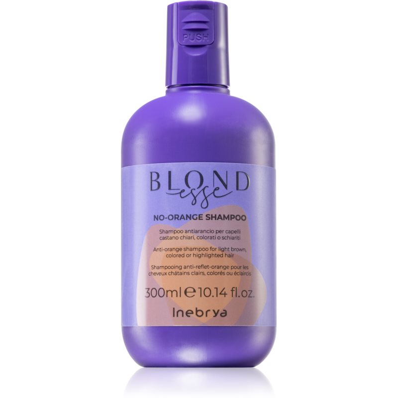 Inebrya BLONDesse No-Orange Shampoo vyživujúci šampón neutralizujúci mosadzné podtóny 300 ml