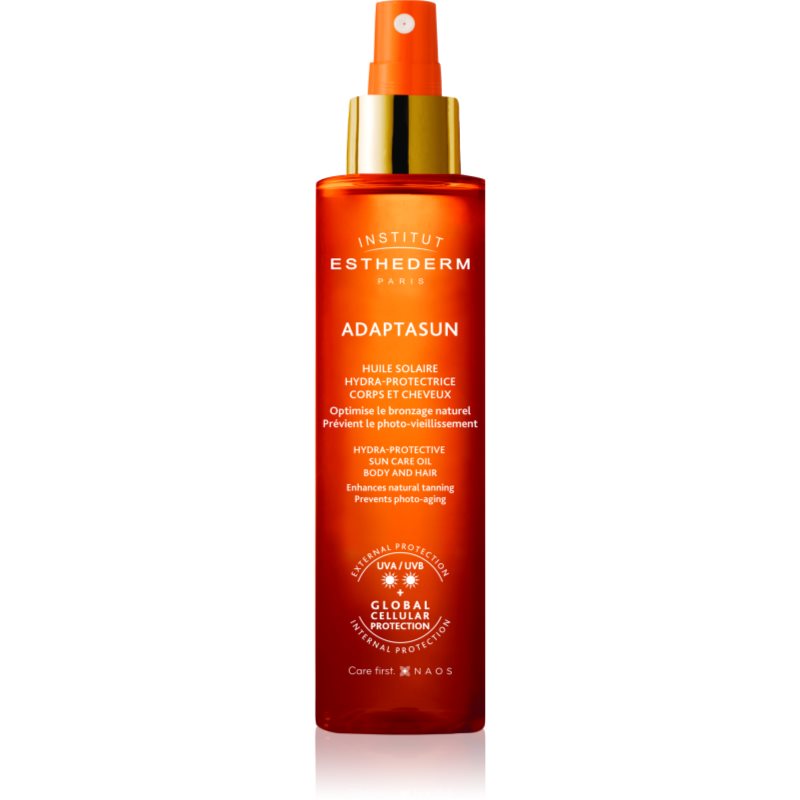 Institut Esthederm Sun Care Oil універсальна олійка для засмаги для тіла та волосся з середнім ступенем UV захисту
Institut Esthederm Sun Care Oil універсальна олійка для засмаги для тіла та волосся з середнім ступенем UV захисту