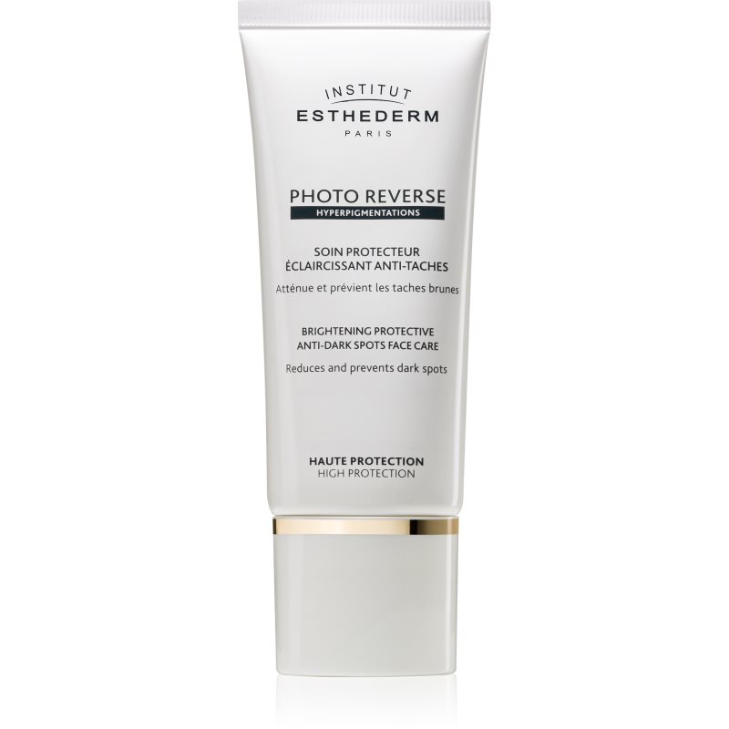 Institut Esthederm Photo Reverse Brightening Protective Anti-Dark Spots Face Care освітлюючий захисний догляд проти пігментних плям з високим ступенем
Institut Esthederm Photo Reverse Brightening Protective Anti-Dark Spots Face Care освітлюючий захисний догляд проти пігментних плям з високим ступенем
