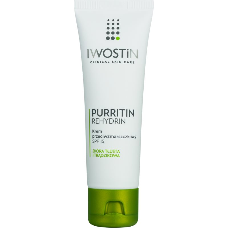 Iwostin Purritin Rehydrin крем проти зморшок для жирної шкіри зі схильністю до акне SPF 15
Iwostin Purritin Rehydrin крем проти зморшок для жирної шкіри зі схильністю до акне SPF 15