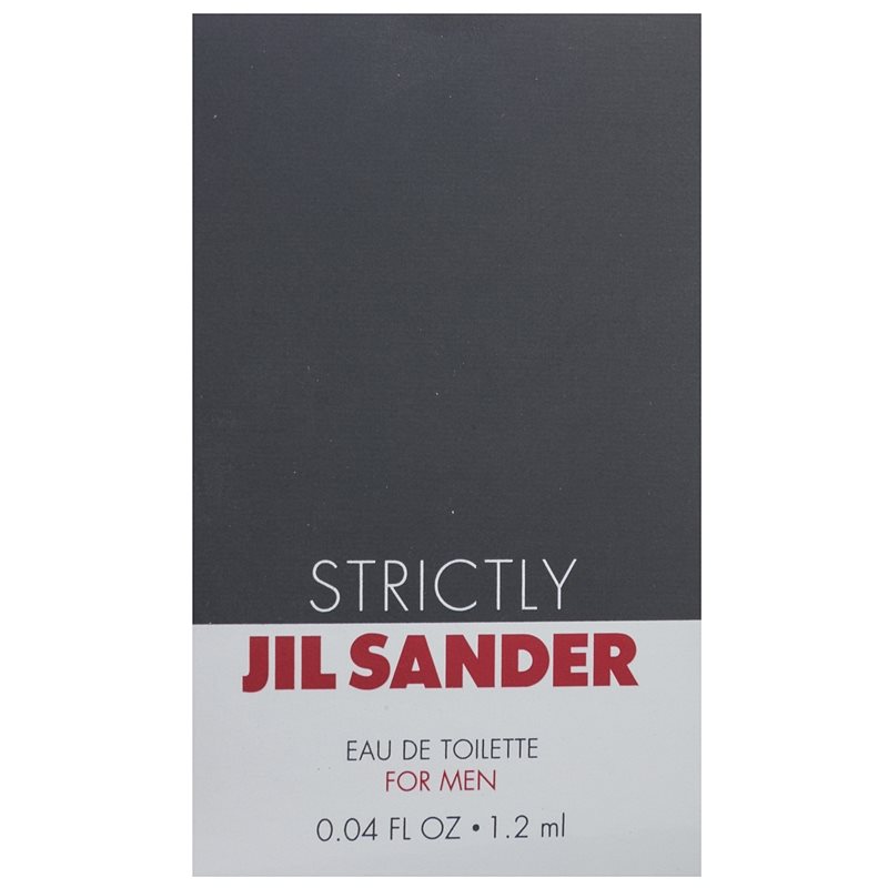 Jil Sander Strictly туалетна вода для чоловіків
Jil Sander Strictly туалетна вода для чоловіків