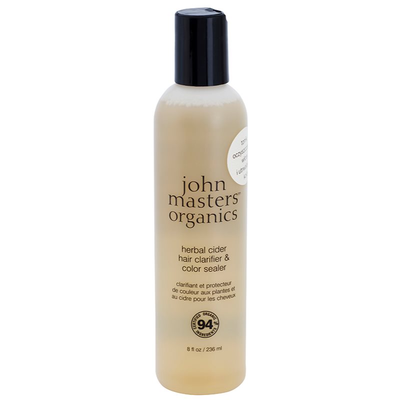 John Masters Organics Herbal Cider очищуючий догляд для фіксації кольору волосся
John Masters Organics Herbal Cider очищуючий догляд для фіксації кольору волосся
