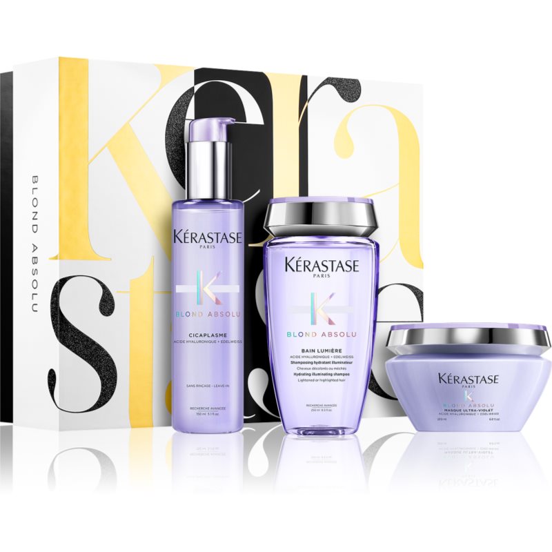 Kérastase Blond Absolu подарунковий набір II. (для освітленого та мілірованого волосся)
Kérastase Blond Absolu подарунковий набір II. (для освітленого та мілірованого волосся)