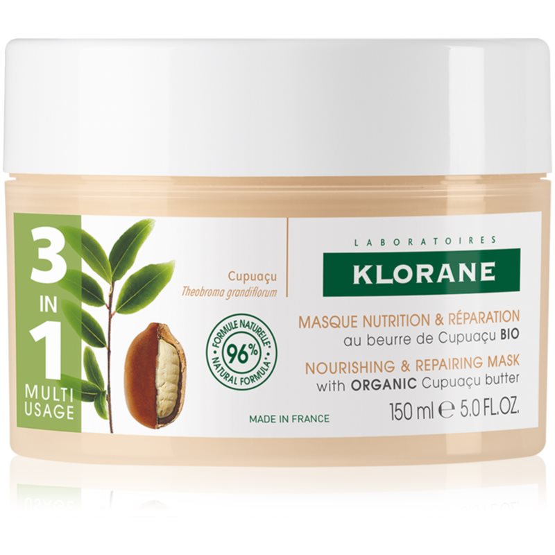 Klorane Cupuaçu Bio Fleur de Cupuacu поживна інтенсивна маска для дуже сухого та пошкодженого волосся
Klorane Cupuaçu Bio Fleur de Cupuacu поживна інтенсивна маска для дуже сухого та пошкодженого волосся