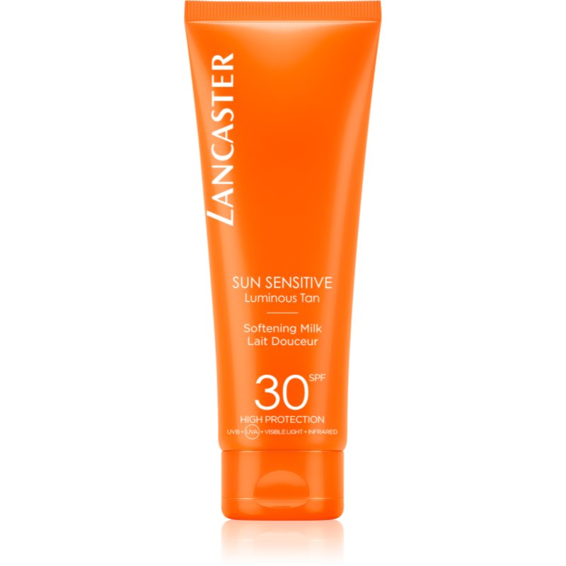 Lancaster Sun Sensitive Softening Milk молочко для засмаги для чутливої шкіри SPF 30
Lancaster Sun Sensitive Softening Milk молочко для засмаги для чутливої шкіри SPF 30