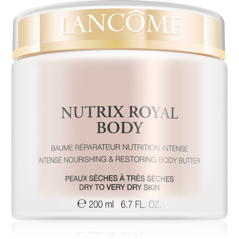 Lancôme Nutrix Royal Body інтенсивний поживний та відновлюючий крем для сухої та дуже сухої шкіри
Lancôme Nutrix Royal Body інтенсивний поживний та відновлюючий крем для сухої та дуже сухої шкіри