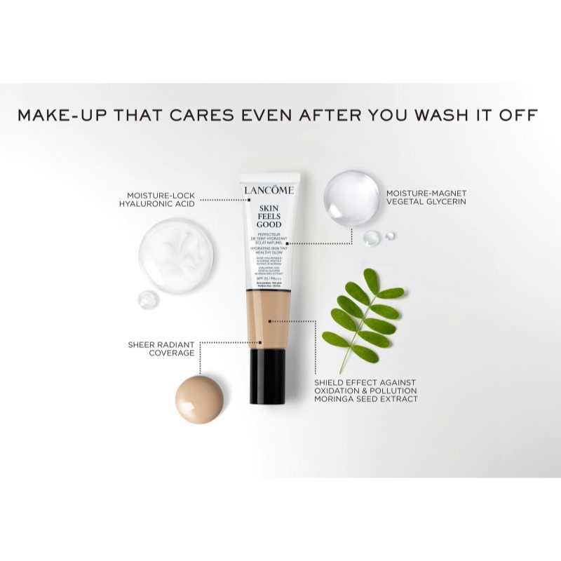 Lancôme Skin Feels Good тональний крем для натурального вигляду шкіри зі зволожуючим ефектом відтінок 010C Cool Porcelaine
Lancôme Skin Feels Good тональний крем для натурального вигляду шкіри зі зволожуючим ефектом відтінок 010C Cool Porcelaine