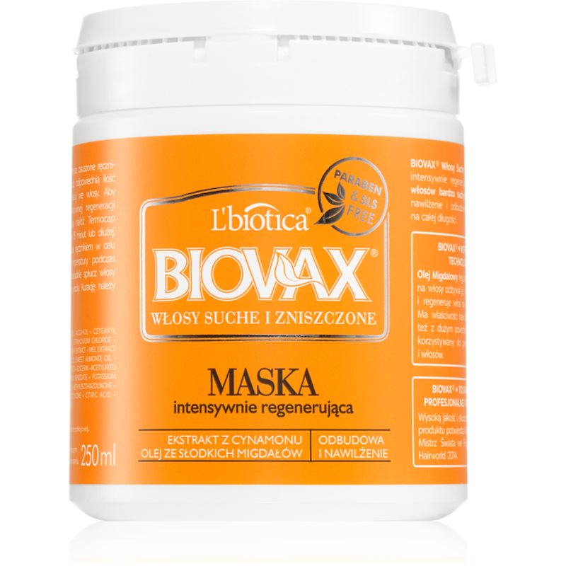 L’biotica Biovax Dry Hair відновлююча та зволожуюча маска для сухого або пошкодженого волосся
L’biotica Biovax Dry Hair відновлююча та зволожуюча маска для сухого або пошкодженого волосся
