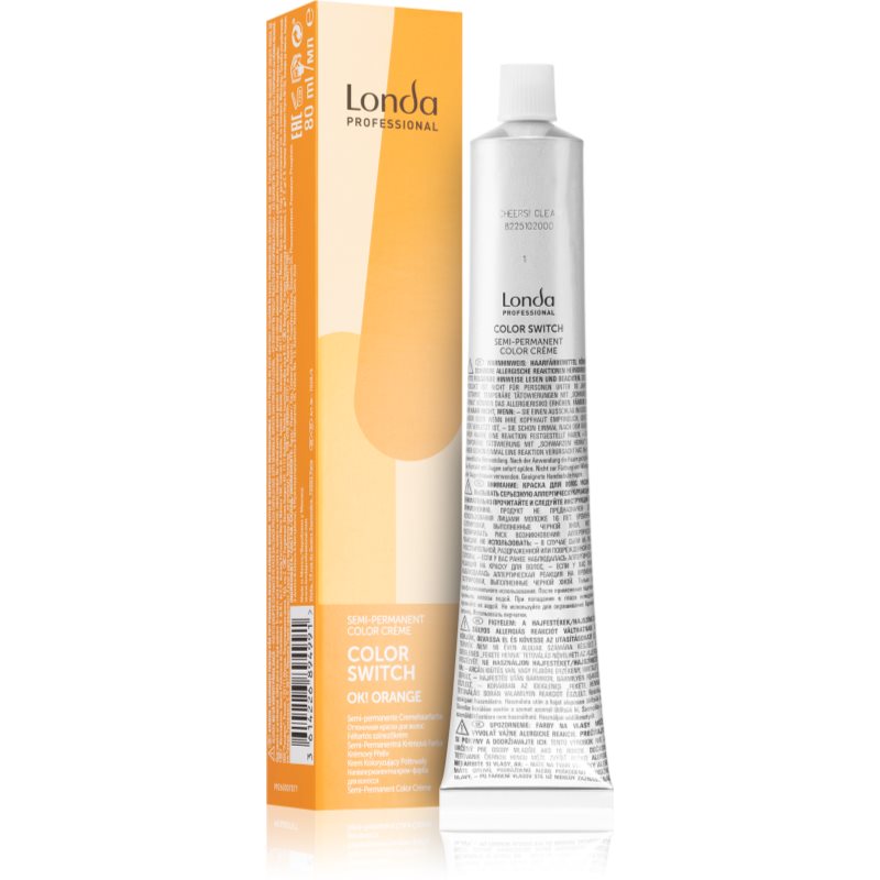 Londa Professional Color Switch перманентна фарба для волосся без аміаку OK! ORANGE
Londa Professional Color Switch перманентна фарба для волосся без аміаку OK! ORANGE
