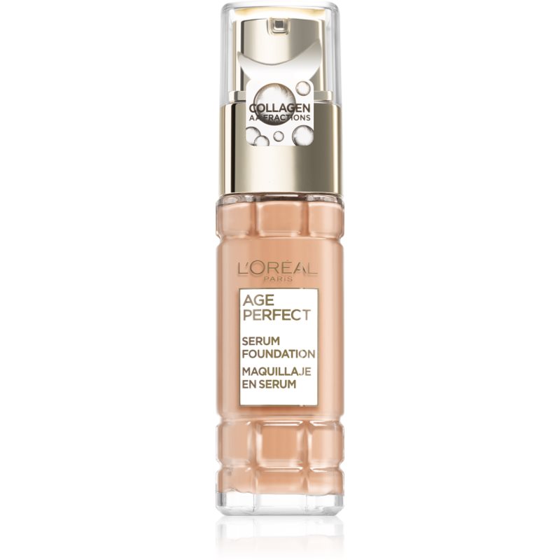 L’Oréal Paris Age Perfect Serum Foundation тональні засоби для зрілої шкіри відтінок 180 - Golden Beige
L’Oréal Paris Age Perfect Serum Foundation тональні засоби для зрілої шкіри відтінок 180 - Golden Beige