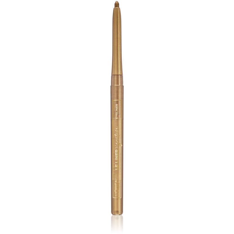 L’Oréal Paris Le Liner Signature стійкий олівець для очей відтінок 04 Gold Velvet
L’Oréal Paris Le Liner Signature стійкий олівець для очей відтінок 04 Gold Velvet