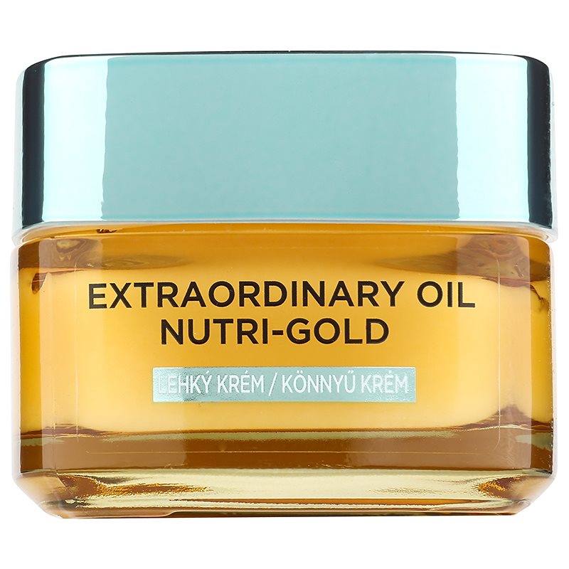 L’Oréal Paris Extraordinary Oil Nutri-Gold легкий поживний крем на основі олійки
L’Oréal Paris Extraordinary Oil Nutri-Gold легкий поживний крем на основі олійки