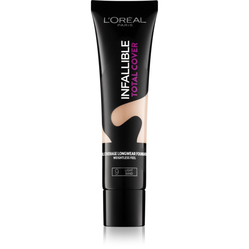 L’Oréal Paris Infallible Total Cover стійкий тональний крем з матуючим ефектом відтінок 09 Light Sand
L’Oréal Paris Infallible Total Cover стійкий тональний крем з матуючим ефектом відтінок 09 Light Sand