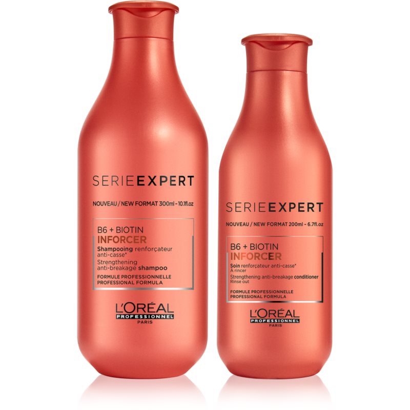 L’Oréal Professionnel Serie Expert Inforcer вигідна упаковка I. (проти ламкості волосся)
L’Oréal Professionnel Serie Expert Inforcer вигідна упаковка I. (проти ламкості волосся)