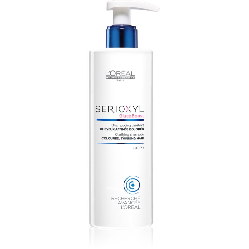 L’Oréal Professionnel Serioxyl GlucoBoost очищуючий шампунь для фарбованого волосся
L’Oréal Professionnel Serioxyl GlucoBoost очищуючий шампунь для фарбованого волосся
