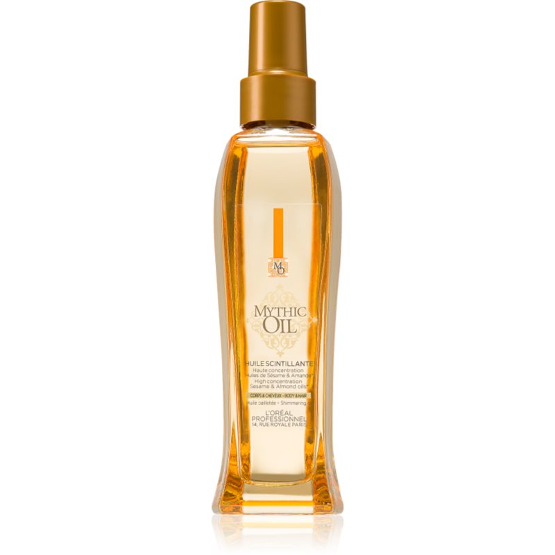 L’Oréal Professionnel Mythic Oil масло з мерехтливими частинками для волосся та тіла
L’Oréal Professionnel Mythic Oil масло з мерехтливими частинками для волосся та тіла