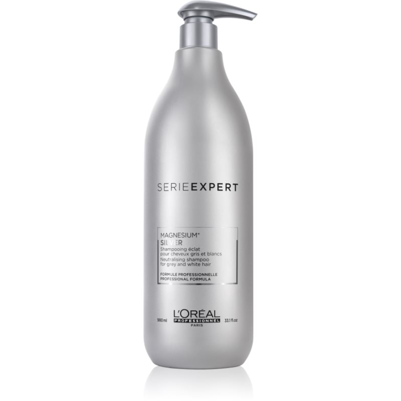 L’Oréal Professionnel Serie Expert Silver срібний шампунь для нейтралізації жовтизни
L’Oréal Professionnel Serie Expert Silver срібний шампунь для нейтралізації жовтизни