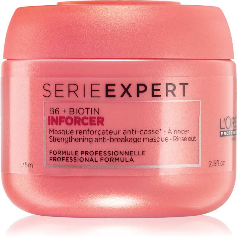 L’Oréal Professionnel Serie Expert Inforcer зміцнююча маска проти ламкості волосся
L’Oréal Professionnel Serie Expert Inforcer зміцнююча маска проти ламкості волосся