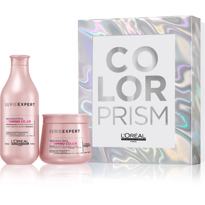 L’Oréal Professionnel Serie Expert Vitamino Color Resveratrol подарунковий набір II. (для фарбованого волосся)
L’Oréal Professionnel Serie Expert Vitamino Color Resveratrol подарунковий набір II. (для фарбованого волосся)