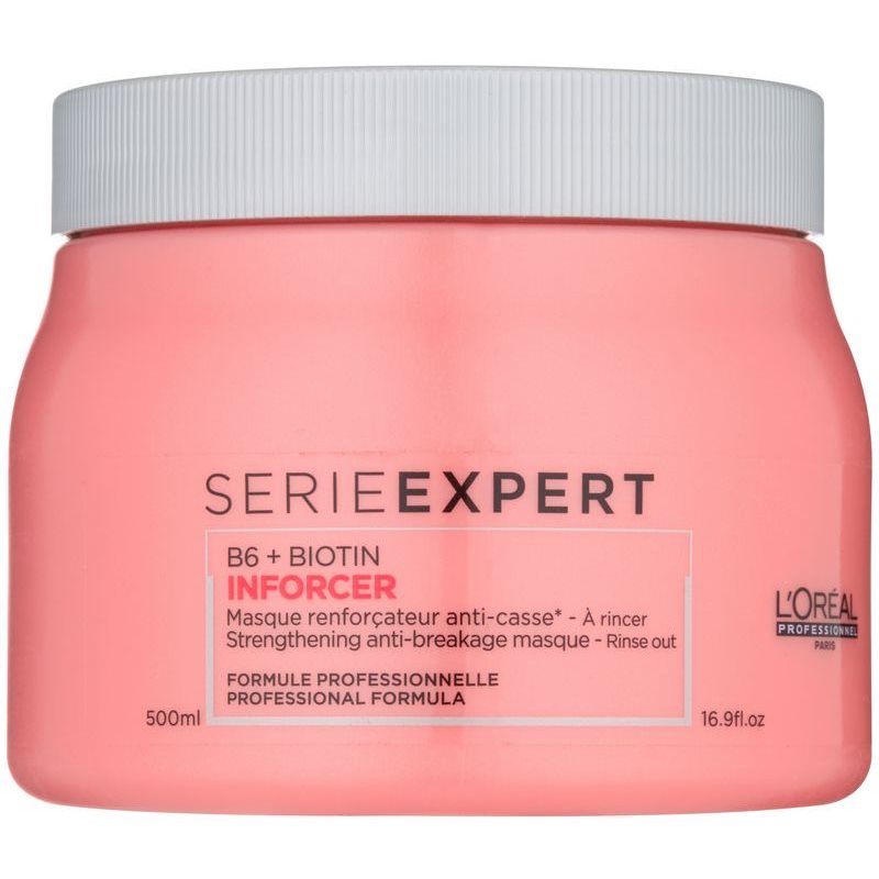 L’Oréal Professionnel Serie Expert Inforcer зміцнююча маска проти ламкості волосся
L’Oréal Professionnel Serie Expert Inforcer зміцнююча маска проти ламкості волосся