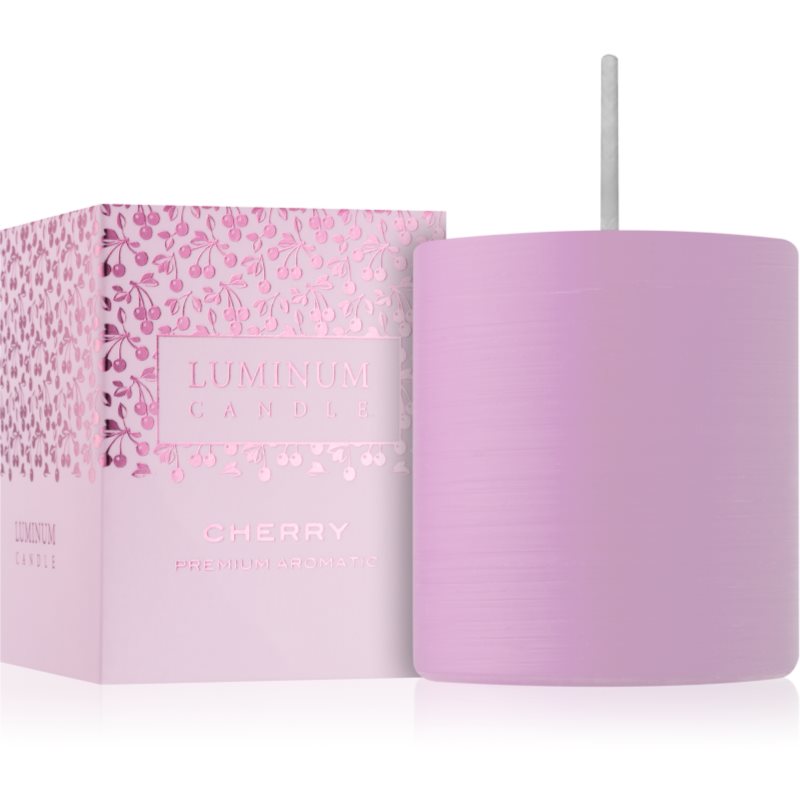 Luminum Candle Premium Aromatic Cherry aроматична свічка велика (⌀ 50 - 60 mm, 15 h)
Luminum Candle Premium Aromatic Cherry aроматична свічка велика (⌀ 50 - 60 mm, 15 h)