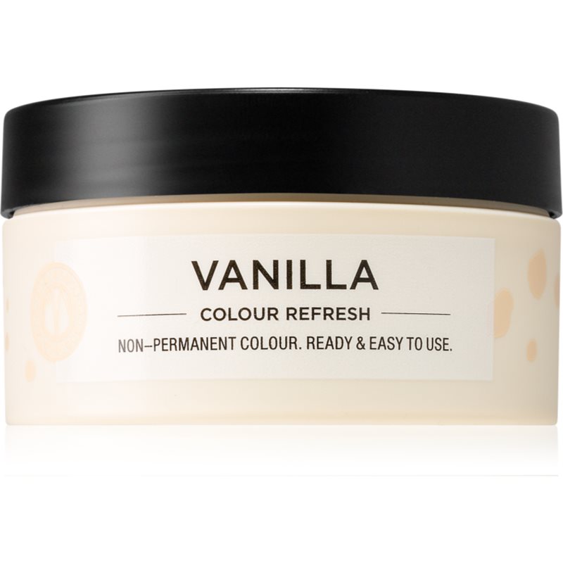 Maria Nila Colour Refresh Vanilla делікатна поживна маска без перманентних кольорових пігментів стійкість — 4-10 вмивань волосся 10.32
Maria Nila Colour Refresh Vanilla делікатна поживна маска без перманентних кольорових пігментів стійкість — 4-10 вмивань волосся 10.32