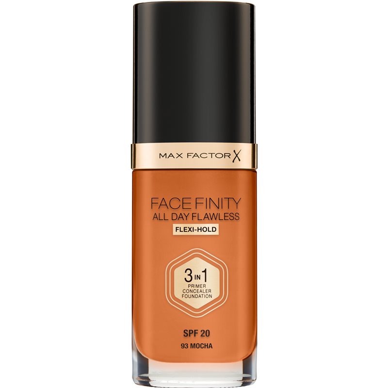 Max Factor Facefinity All Day Flawless стійкий тональний крем SPF 20 відтінок 93 Mocha
Max Factor Facefinity All Day Flawless стійкий тональний крем SPF 20 відтінок 93 Mocha