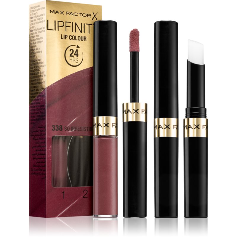 Max Factor Lipfinity Lip Colour стійка помада з бальзамом відтінок 338 So Irresistible
Max Factor Lipfinity Lip Colour стійка помада з бальзамом відтінок 338 So Irresistible