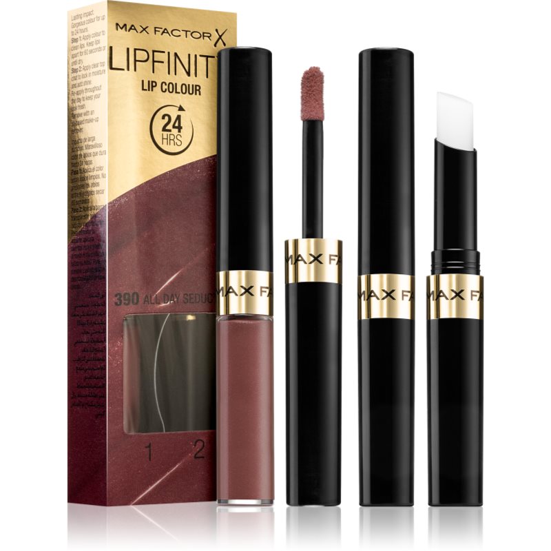 Max Factor Lipfinity Lip Colour стійка помада з бальзамом відтінок 390 All Day Seductive
Max Factor Lipfinity Lip Colour стійка помада з бальзамом відтінок 390 All Day Seductive