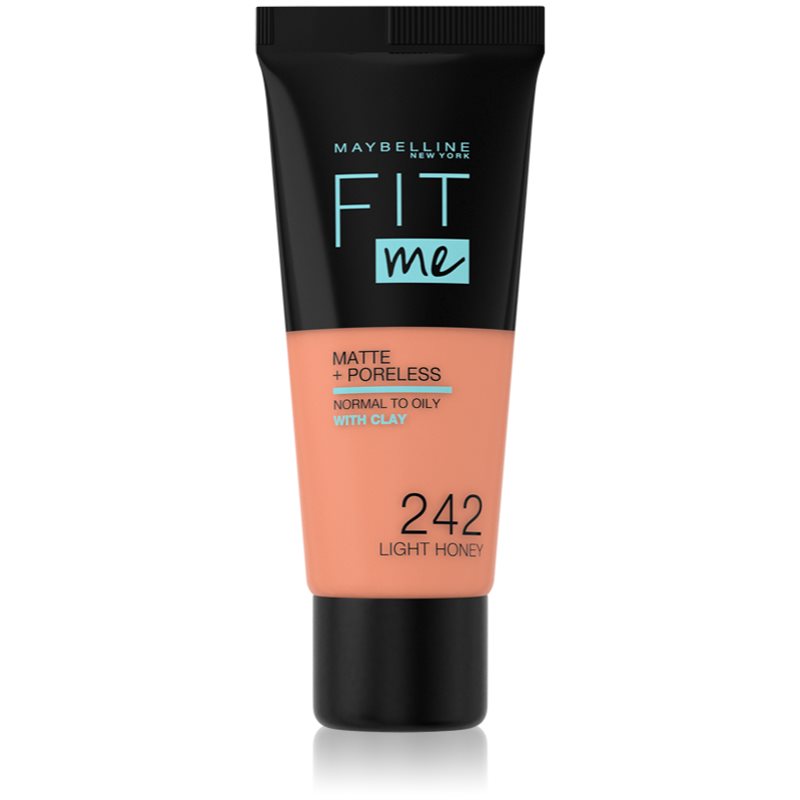 Maybelline Fit Me! Matte+Poreless матуюча тональна основа для нормальної та жирної шкіри відтінок 242 Light Honey
Maybelline Fit Me! Matte+Poreless матуюча тональна основа для нормальної та жирної шкіри відтінок 242 Light Honey
