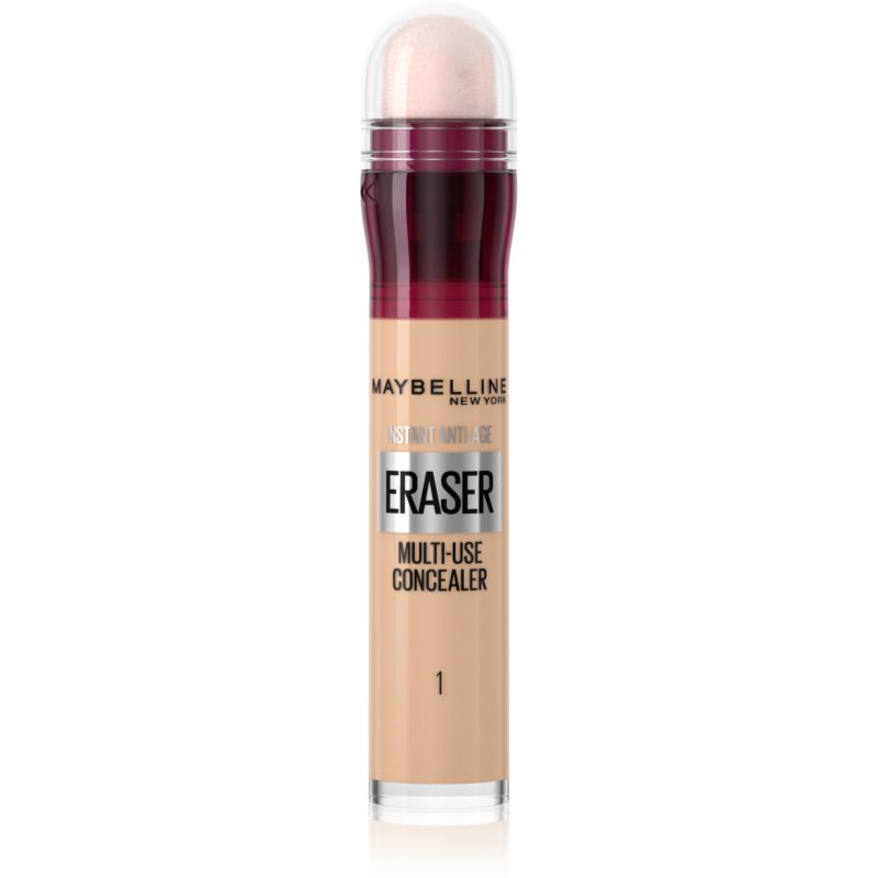 Maybelline Instant Anti Age Eraser рідкий коректор з пуховим аплікатором відтінок 01 Light
Maybelline Instant Anti Age Eraser рідкий коректор з пуховим аплікатором відтінок 01 Light