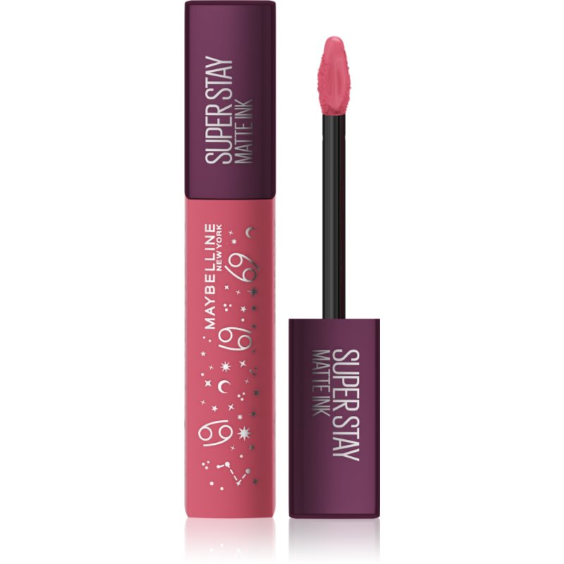 Maybelline SuperStay Matte Ink Zodiac Edition стійка рідка матова помада відтінок 15 Lover - Cancer
Maybelline SuperStay Matte Ink Zodiac Edition стійка рідка матова помада відтінок 15 Lover - Cancer