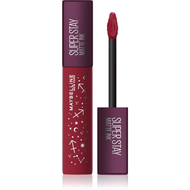 Maybelline SuperStay Matte Ink Zodiac Edition стійка рідка матова помада відтінок 115 Founder - Sagittarius
Maybelline SuperStay Matte Ink Zodiac Edition стійка рідка матова помада відтінок 115 Founder - Sagittarius