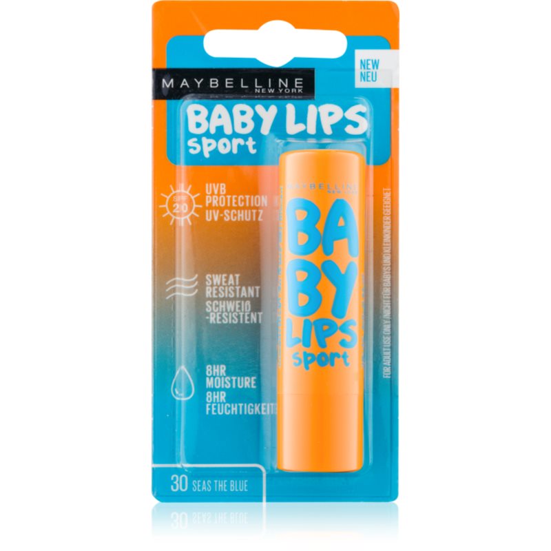 Maybelline Baby Lips Sport зволожуючий бальзам для губ SPF 20 відтінок 30 Seas the Blue
Maybelline Baby Lips Sport зволожуючий бальзам для губ SPF 20 відтінок 30 Seas the Blue
