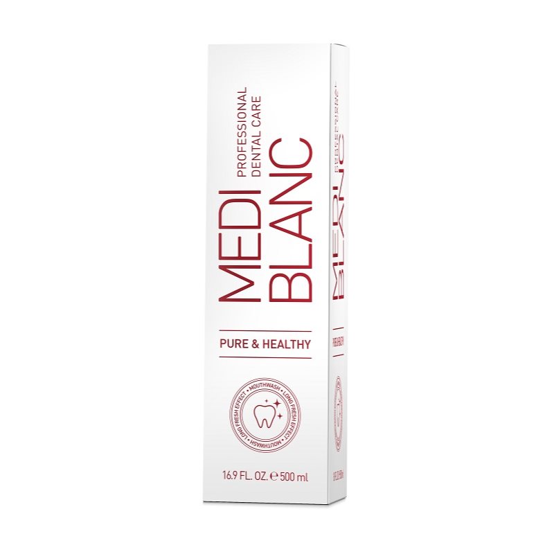 MEDIBLANC Pure & Healthy рідина для полоскання ротової порожнини для стійкої свіжості подиху
MEDIBLANC Pure & Healthy рідина для полоскання ротової порожнини для стійкої свіжості подиху
