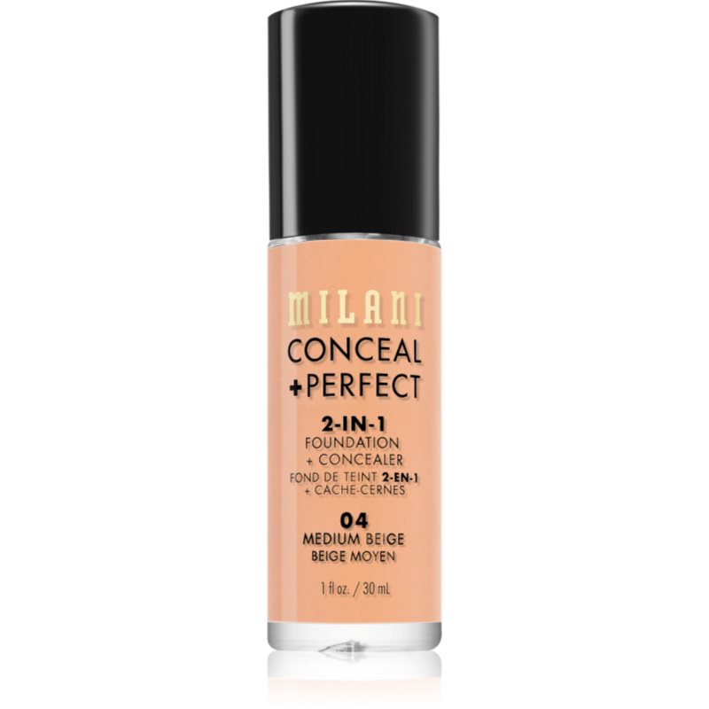 Milani Conceal + Perfect 2-in-1 Foundation And Concealer тональні засоби 04 Medium Beige
Milani Conceal + Perfect 2-in-1 Foundation And Concealer тональні засоби 04 Medium Beige