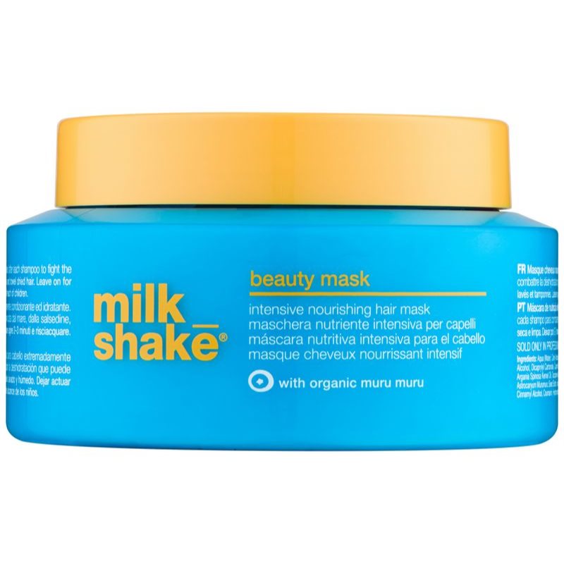 Milk Shake Sun & More інтенсивно зволожуюча та поживна маска для волосся пошкодженого хлором, сонцем та солоною водою
Milk Shake Sun & More інтенсивно зволожуюча та поживна маска для волосся пошкодженого хлором, сонцем та солоною водою