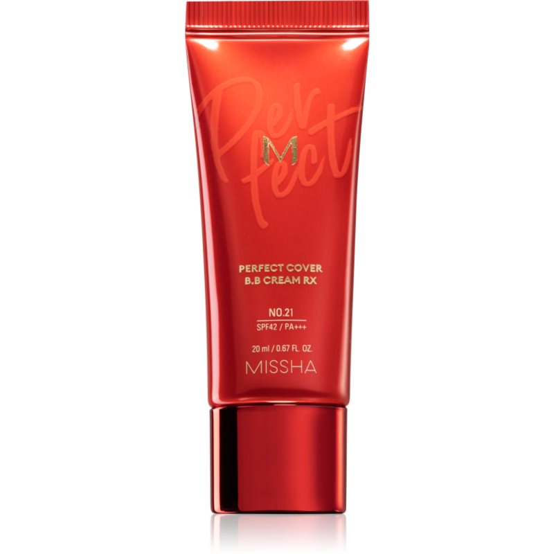 Missha M Perfect Cover RX ВВ крем з високоим захисним УФ фактором маленька упаковка відтінок 21 Light Beige
Missha M Perfect Cover RX ВВ крем з високоим захисним УФ фактором маленька упаковка відтінок 21 Light Beige