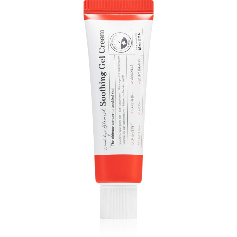 Mizon Good Bye Blemish Soothing Gel Cream легкий гелевий крем для проблемної шкіри
Mizon Good Bye Blemish Soothing Gel Cream легкий гелевий крем для проблемної шкіри