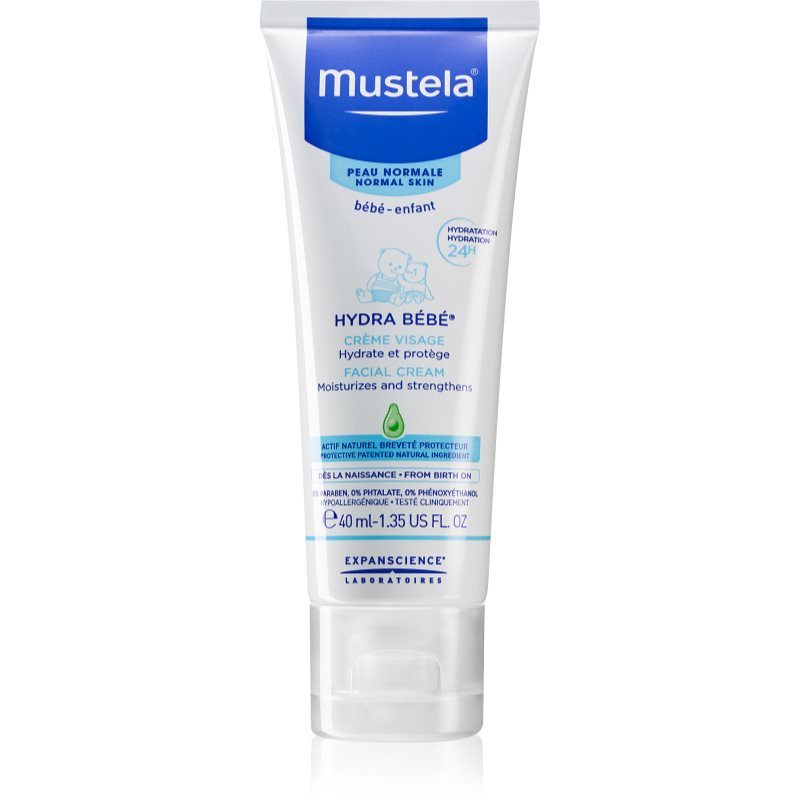 Mustela Bébé Hydra Bébé зволожуючий крем для шкіри обличчя для дітей від народження
Mustela Bébé Hydra Bébé зволожуючий крем для шкіри обличчя для дітей від народження