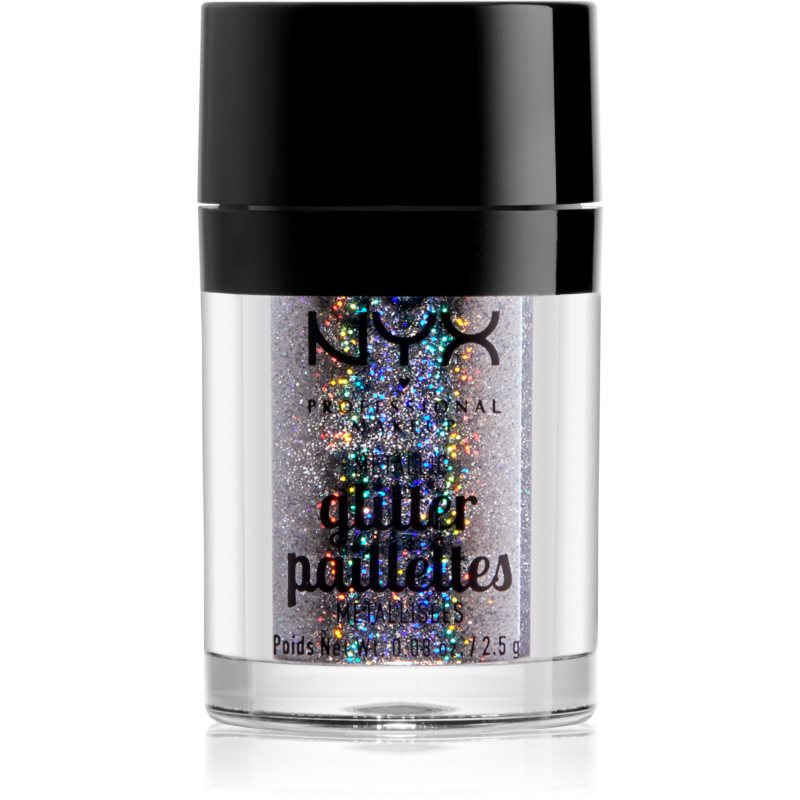 NYX Professional Makeup Glitter Goals блискітки для обличчя та тіла з металік ефектом відтінок 06 Style Star
NYX Professional Makeup Glitter Goals блискітки для обличчя та тіла з металік ефектом відтінок 06 Style Star